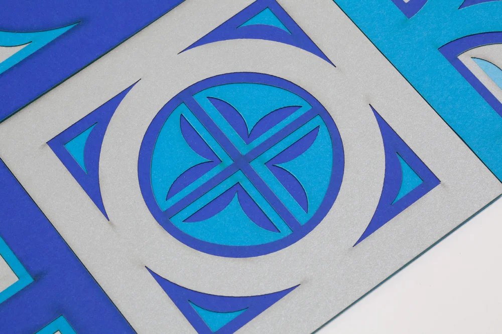 Beth Bundy paper cut work