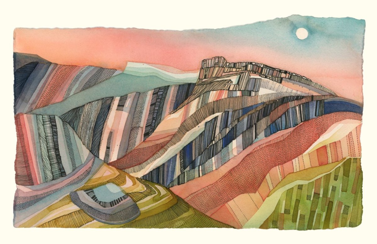 Lindsey Fox watercolor landscape